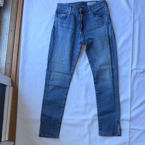 Anthropologie High Rise Denim Jeans in Classic Blue